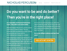 Tablet Screenshot of nicholasferguson.org